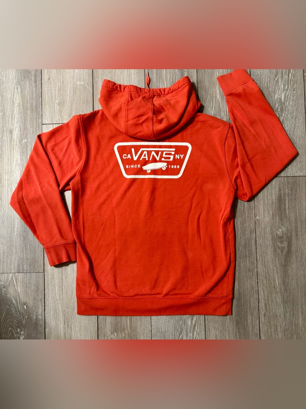 Vans Red Pullover Hoodie Men’s Large